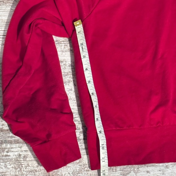 Campus Lifestyle Cincinnati Reds Women's Red Quarter-Zip Top Size 1X - Picture 4 of 5